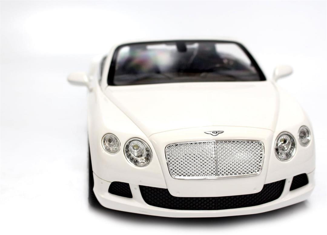 PlayWorld Ready! Set! Race! 1:12 RC Bentley Continental GT Convertible - White - Image 2