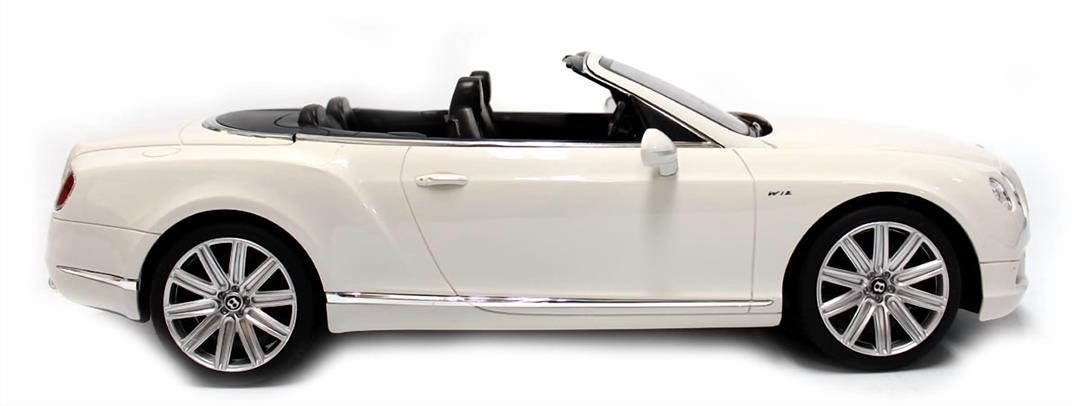PlayWorld Ready! Set! Race! 1:12 RC Bentley Continental GT Convertible - White - Image 5