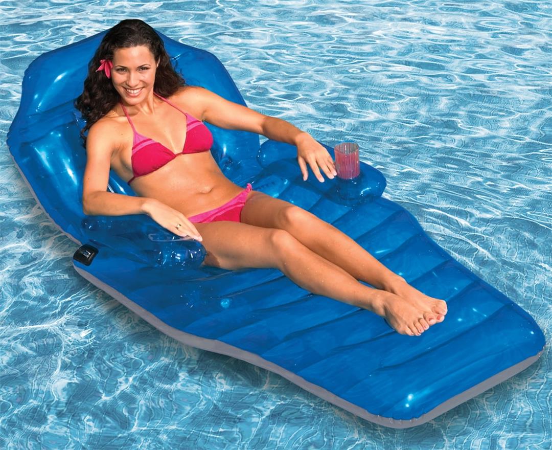 Poolmaster Adjustable Swimming Pool Chaise Lounge Pool Float