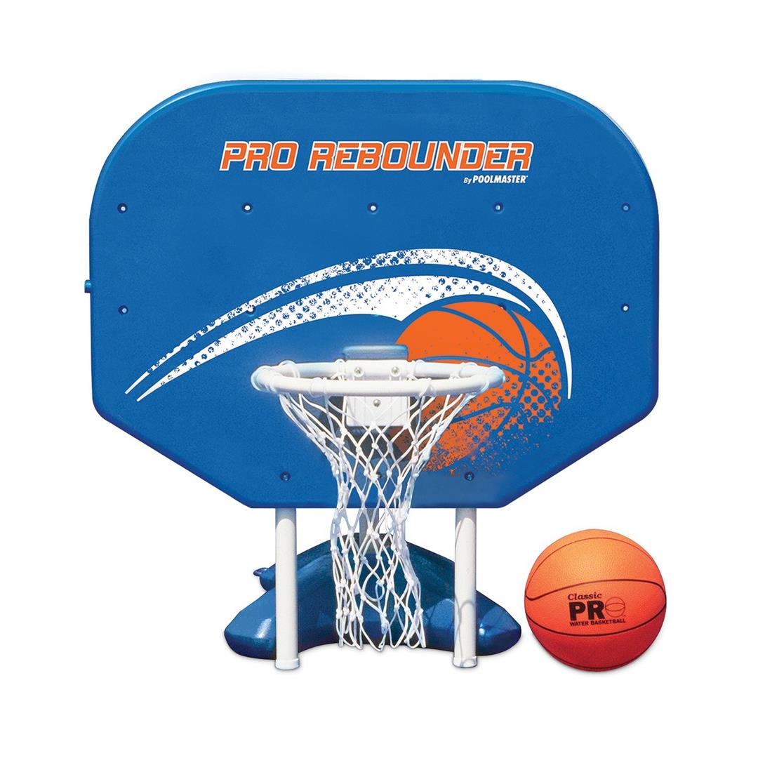 Poolmaster Pro Rebounder Poolside Basketball Net System Game with Ball & Needle - Image 5