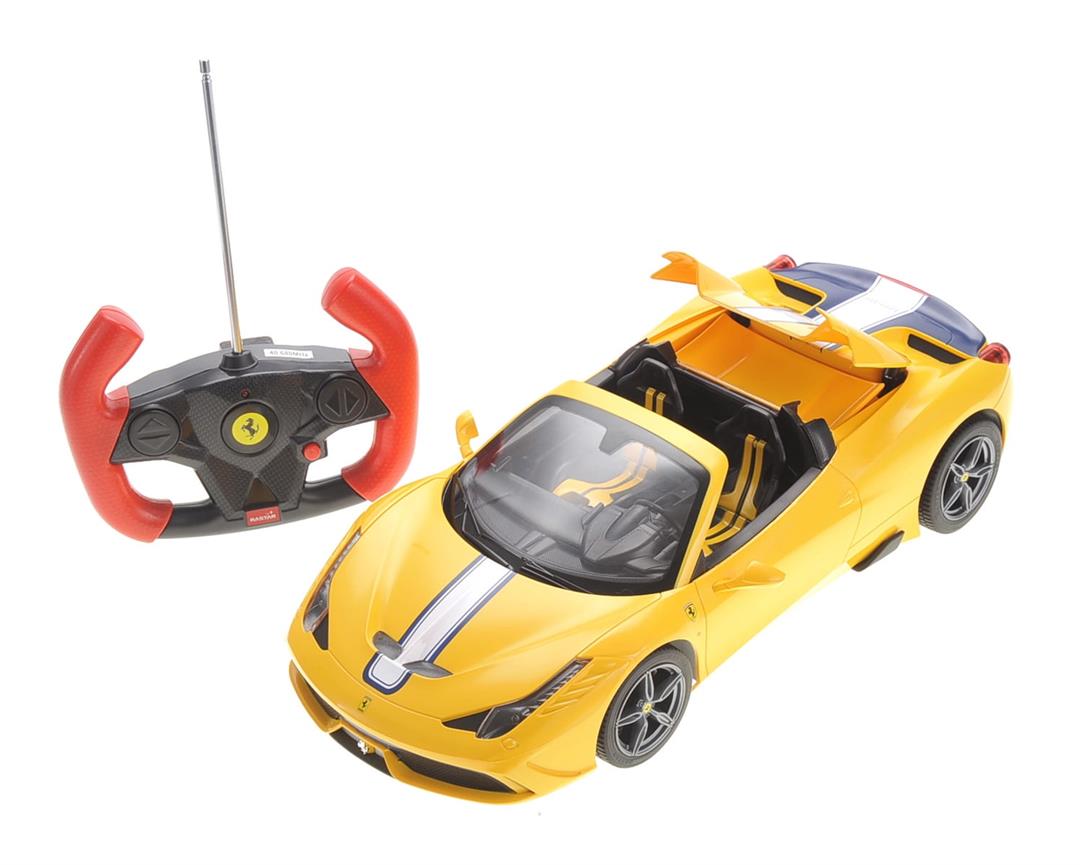 Ready! Set! Race! 1:14 RC Ferrari 458 Speciale A - Yellow - Image 4