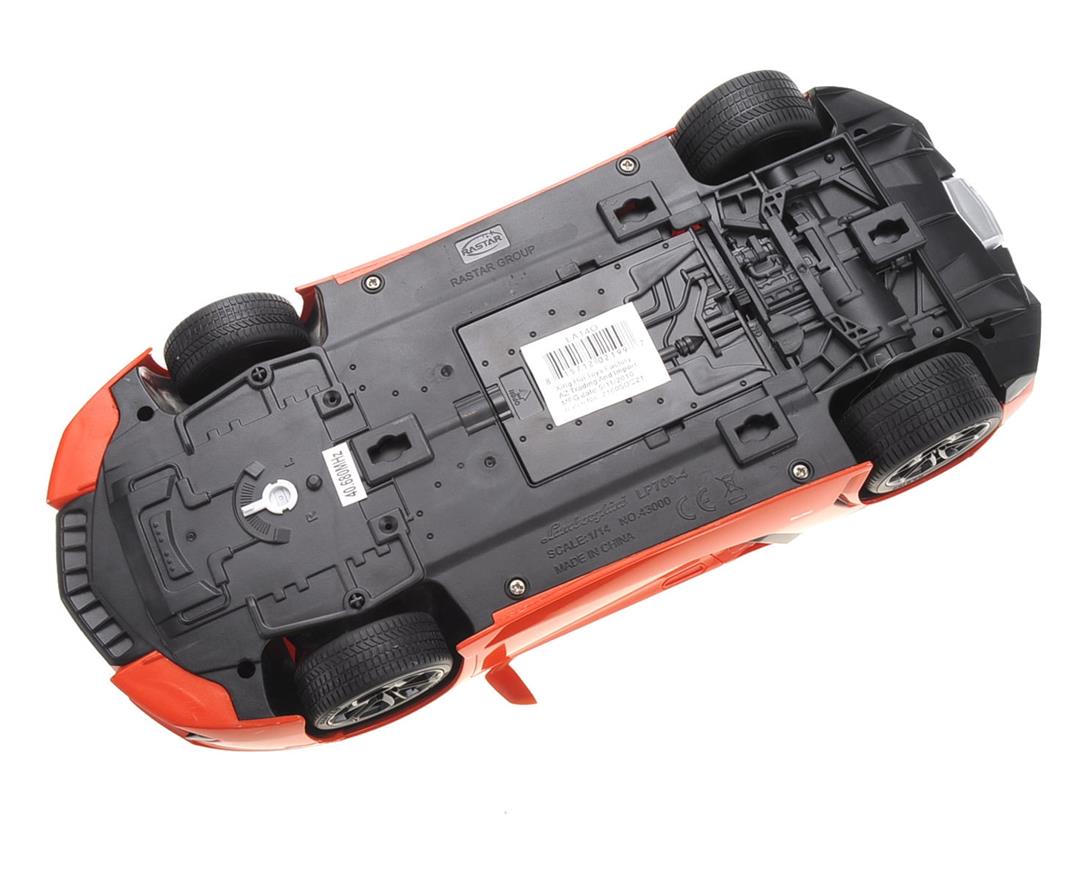 Ready! Set! Race! 1:14 RC Remote Control Lamborghini Aventador LP700 - Orange - Image 2