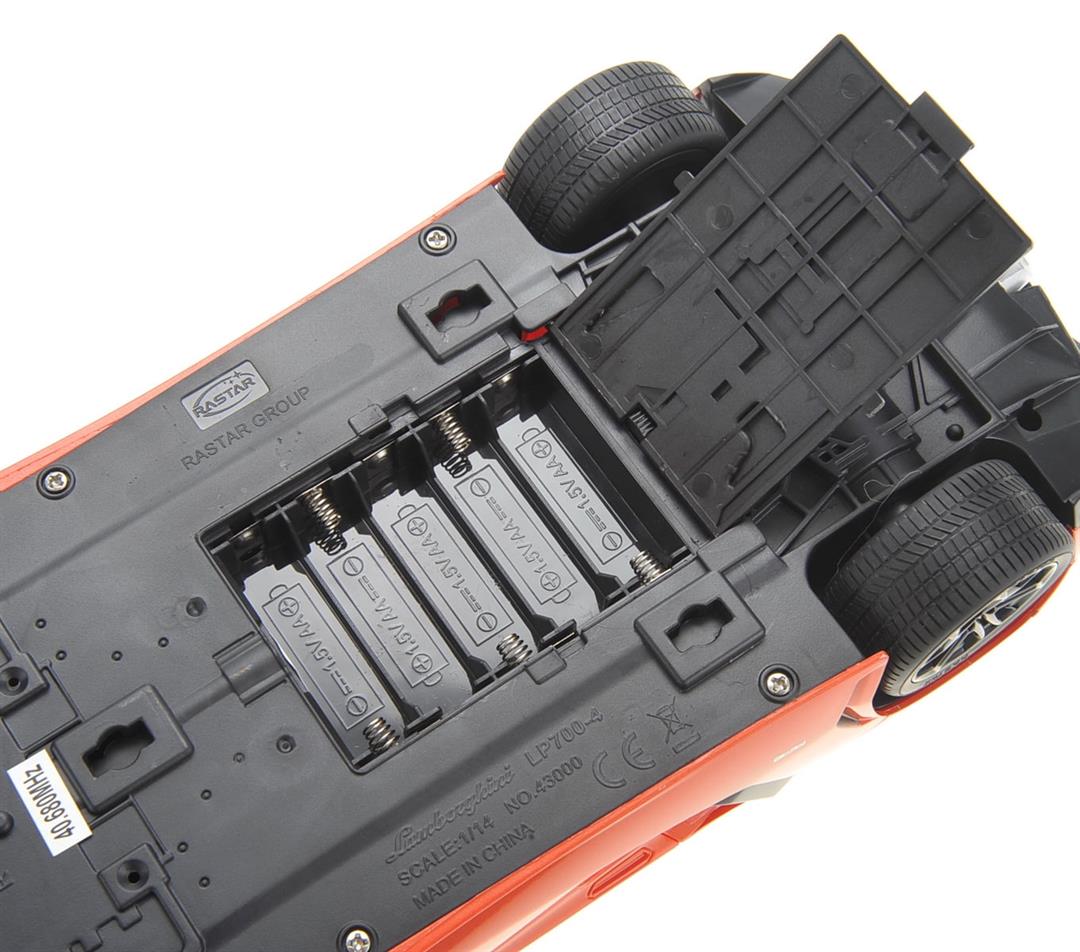 Ready! Set! Race! 1:14 RC Remote Control Lamborghini Aventador LP700 - Orange - Image 3