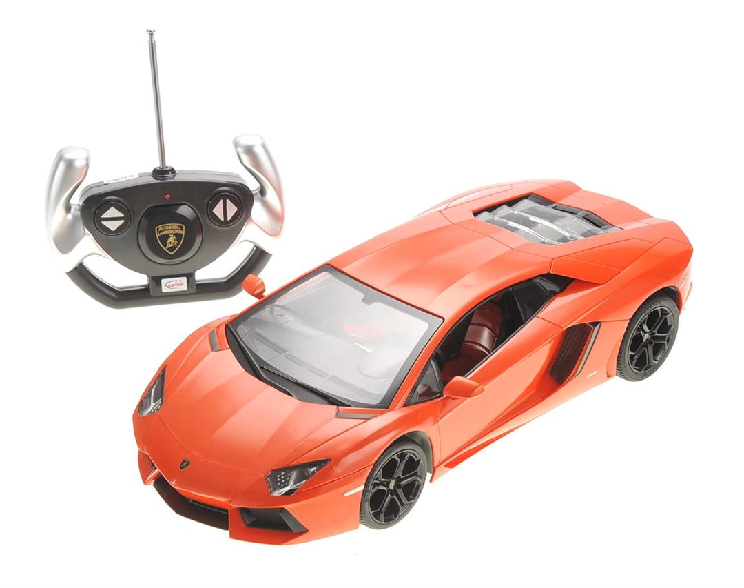 Ready! Set! Race! 1:14 RC Remote Control Lamborghini Aventador LP700 - Orange - Image 5