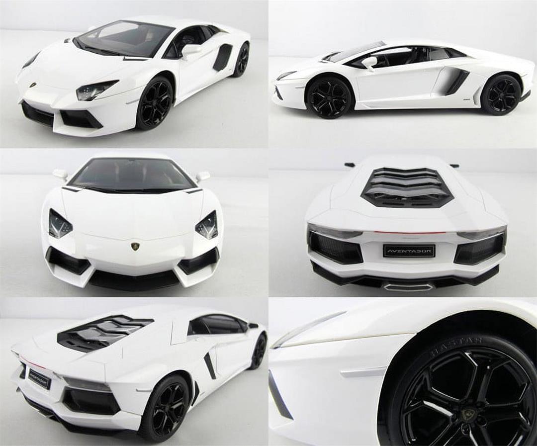 Ready! Set! Race! 1:14 RC Remote Control Lamborghini Aventador LP700 - White - Image 4