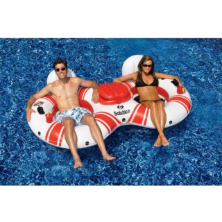 Solstice Super Chill River Tube Double Duo with Cooler