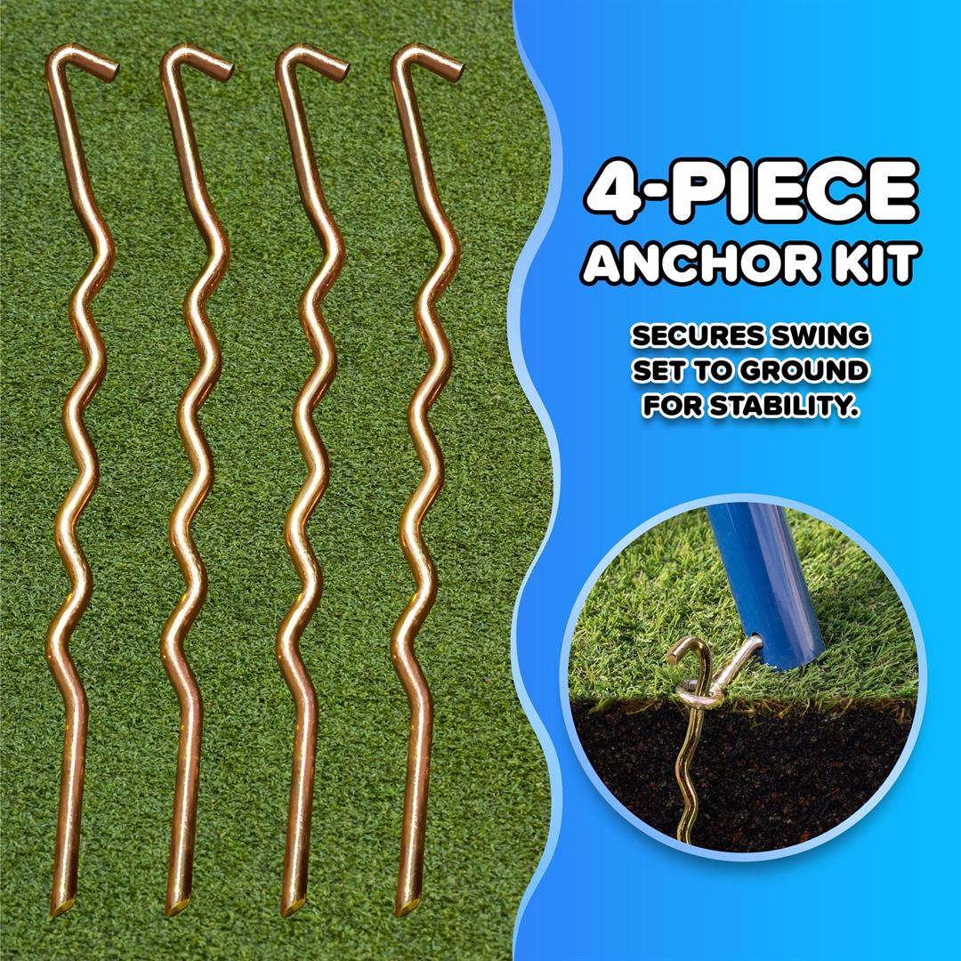 Sportspower My 1st Swing and Saucer Outdoor Backyard Playset, Belt Swing & 32" Saucer Swing, 6-Foot Heavy-Duty Frame, 300lbs Capacity, for Kids Ages 38 - Image 9