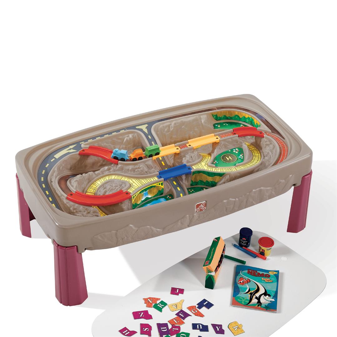 Step2 Deluxe Canyon Road & Train Table and Kids Activity Table