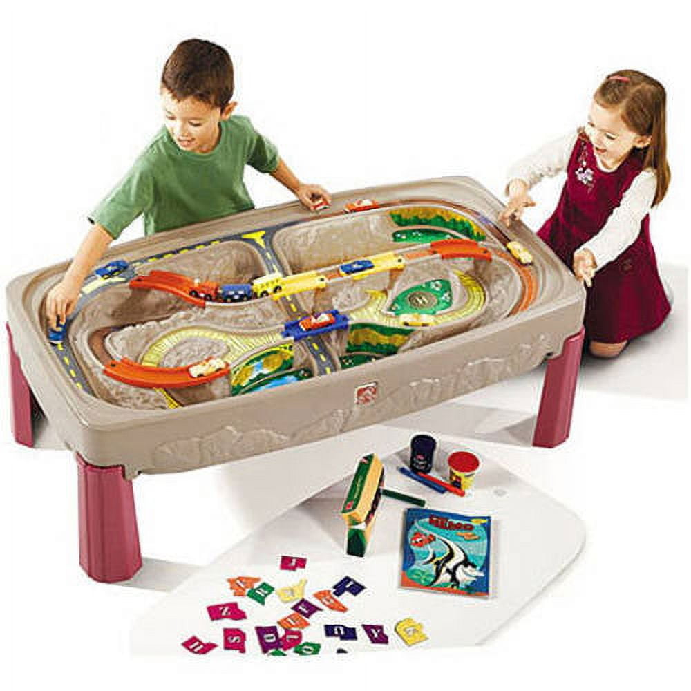 Step2 Deluxe Canyon Road & Train Table and Kids Activity Table - Image 7