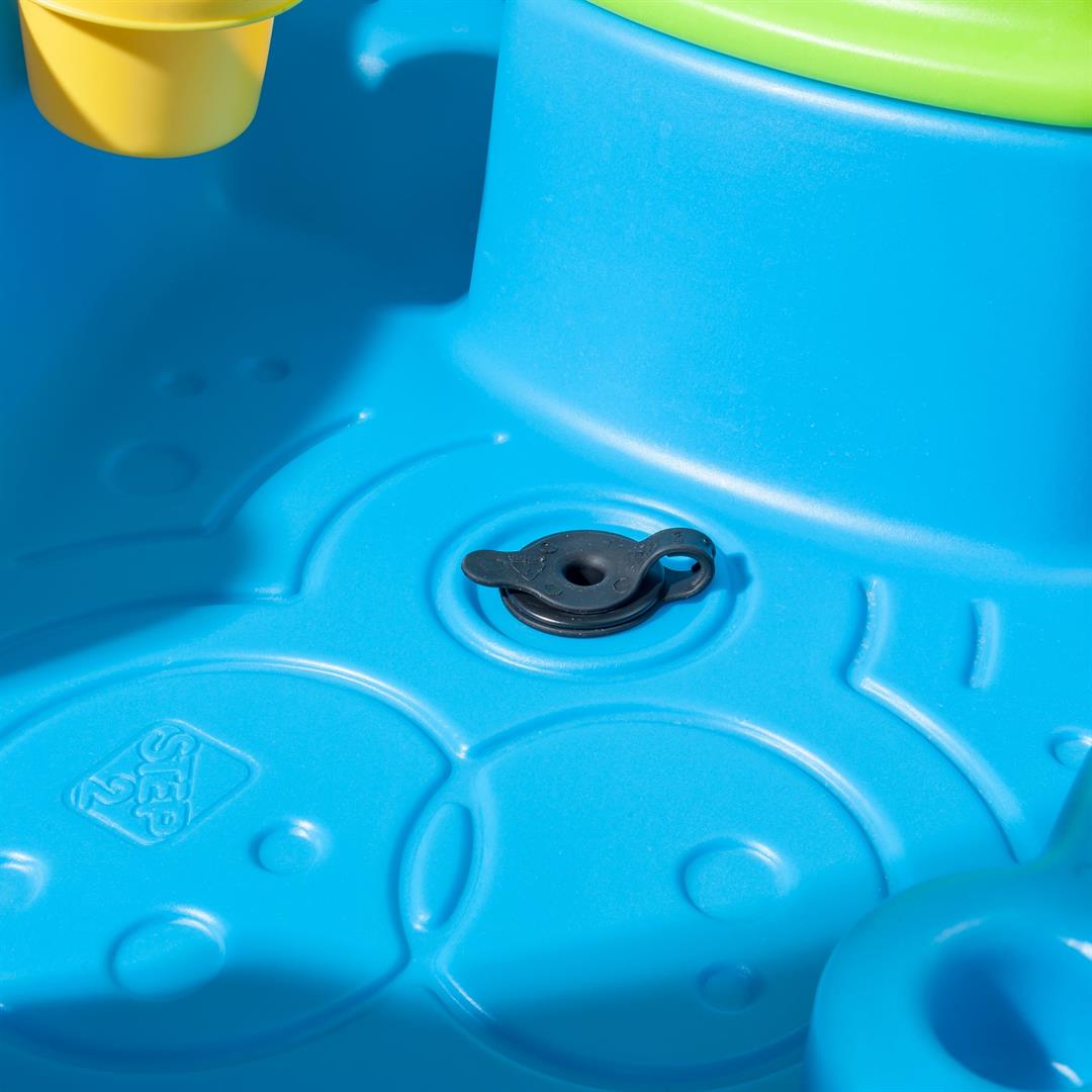 Step2 Rain Showers Splash Pond Blue Plastic Water Table for Toddlers with Waterfall Tray - Image 12