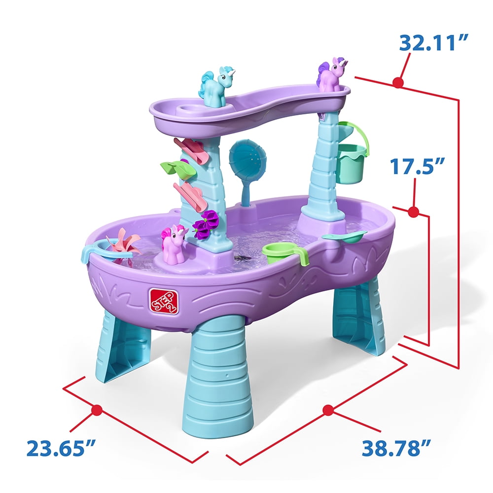 Step2 Rain Showers & Unicorn Sand and Water Table for Toddlers - Image 10