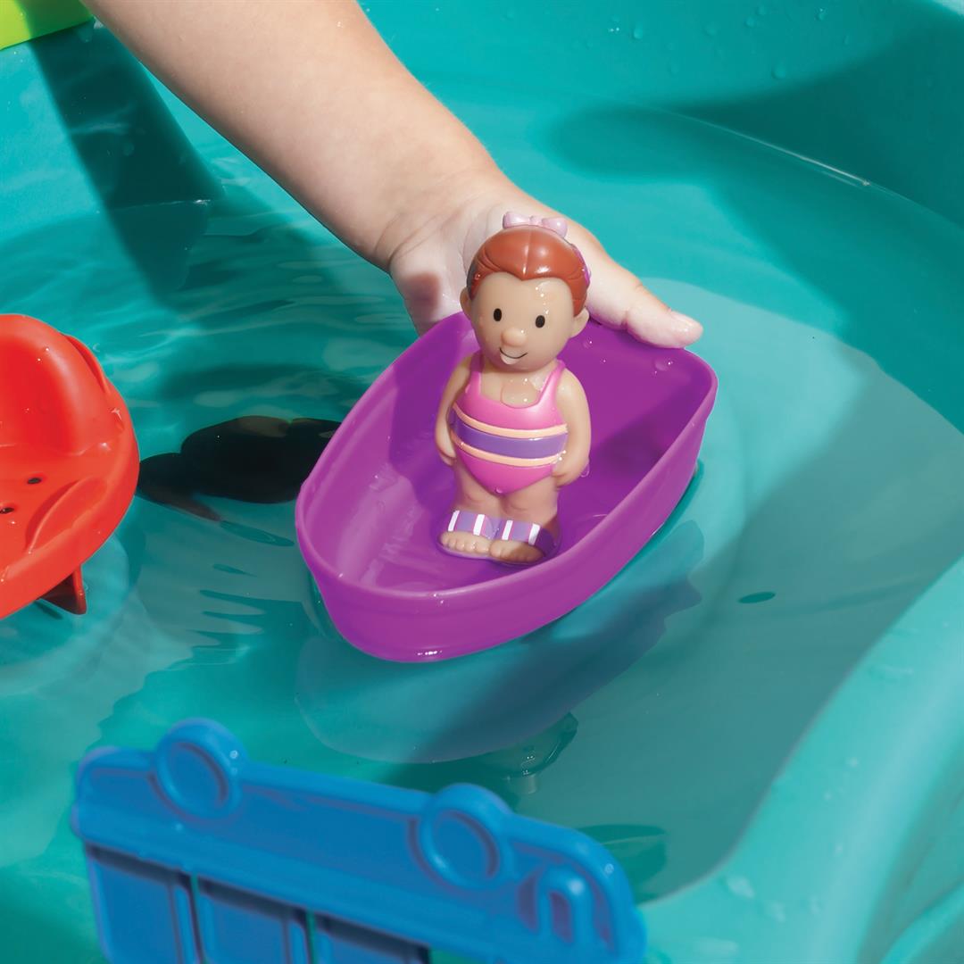 Step2 Splish Splash Seas Blue Plastic Water Table for Toddlers with 9-piece Playset - Image 11