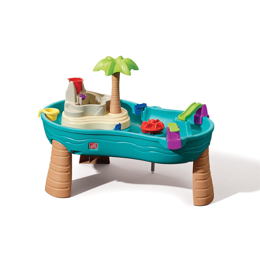 Step2 Splish Splash Seas Blue Plastic Water Table for Toddlers with 9-piece Playset - Image 14