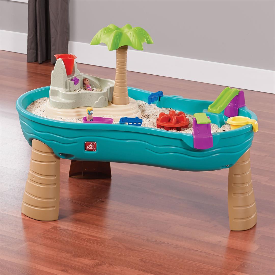 Step2 Splish Splash Seas Blue Plastic Water Table for Toddlers with 9-piece Playset - Image 8
