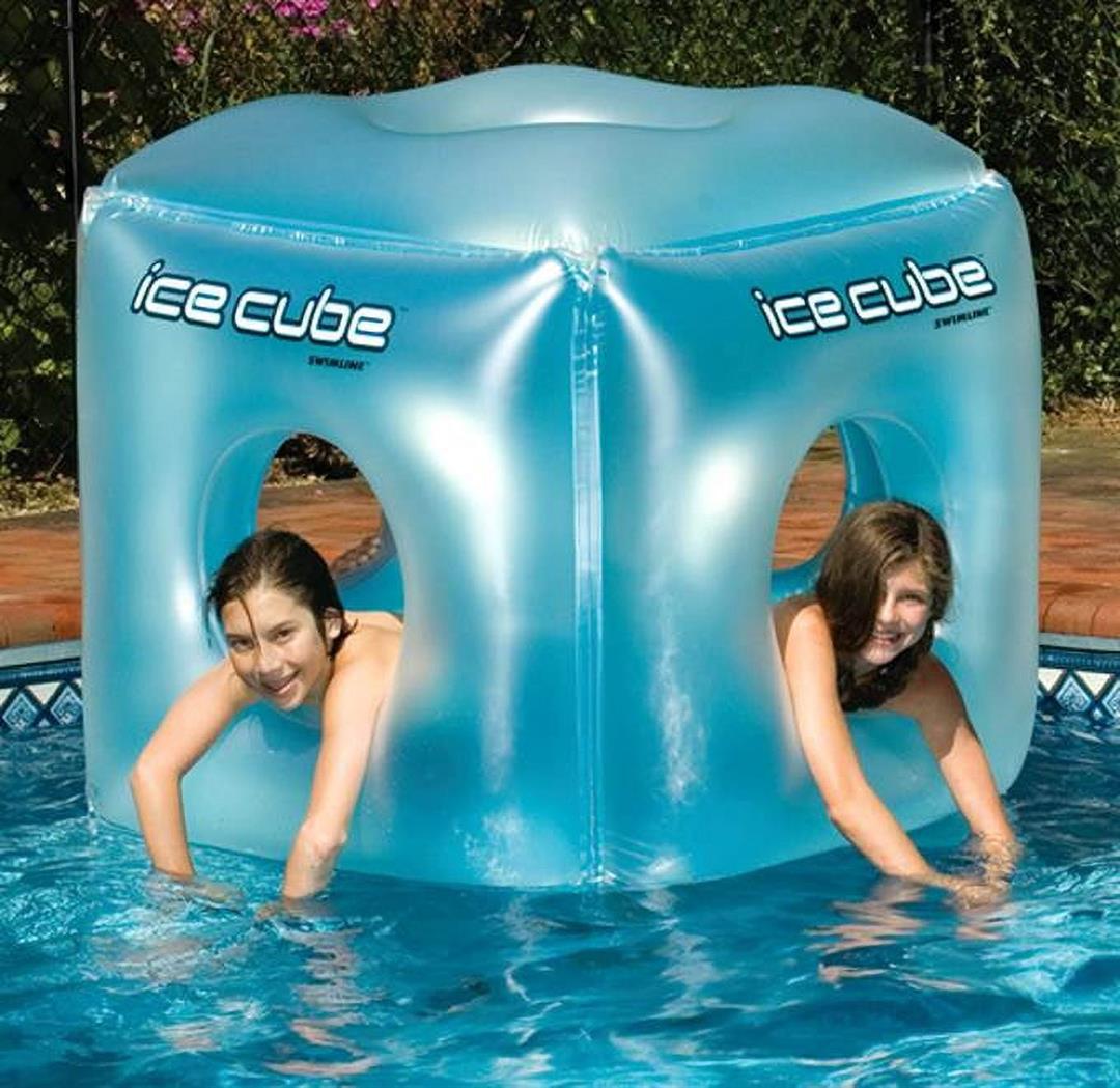 Swimline Ice Cube Fun Pool Float Habitat 50"