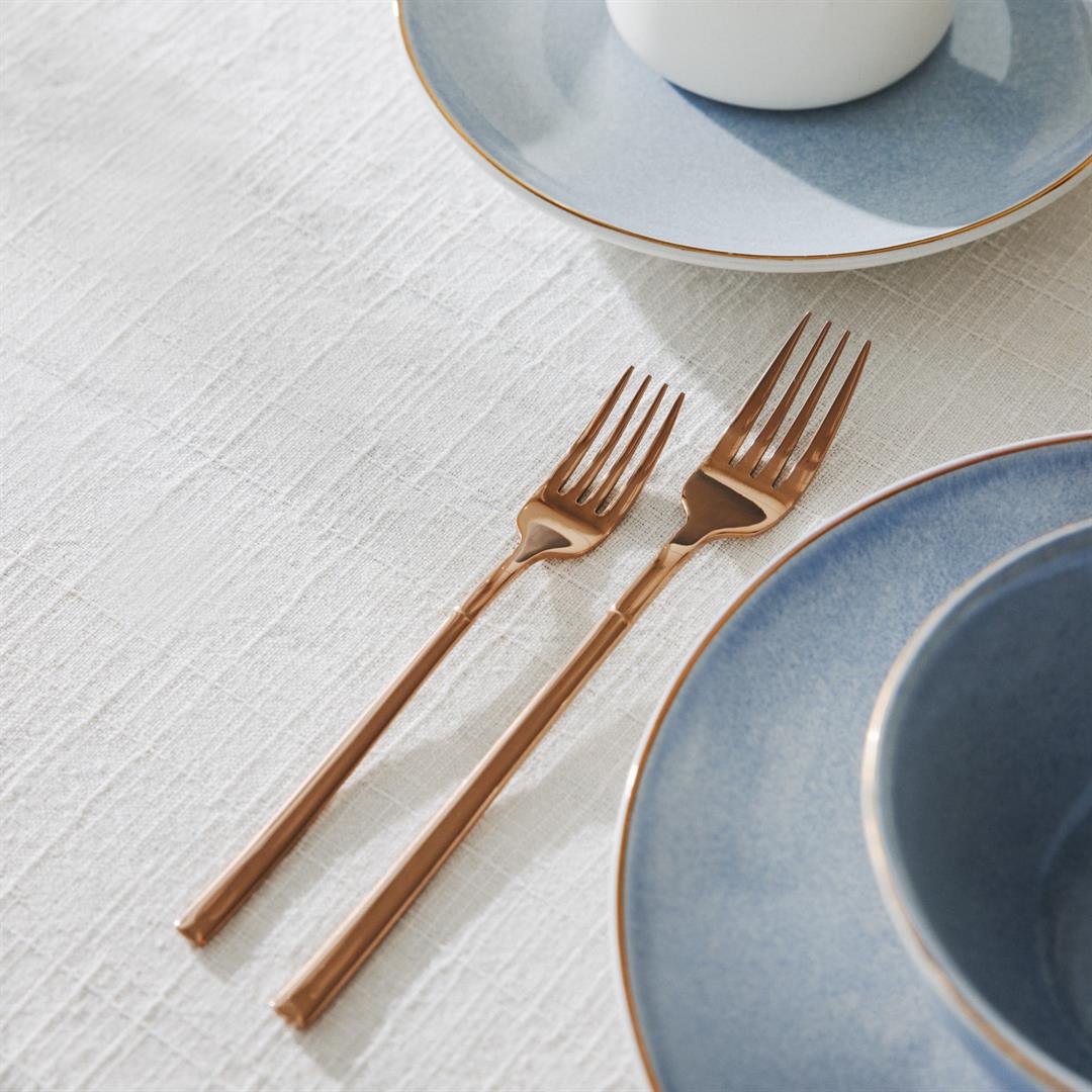 Thyme & Table Arden 20-Piece Bronze Stainless Steel Flatware Set, Service for 4 - Image 4