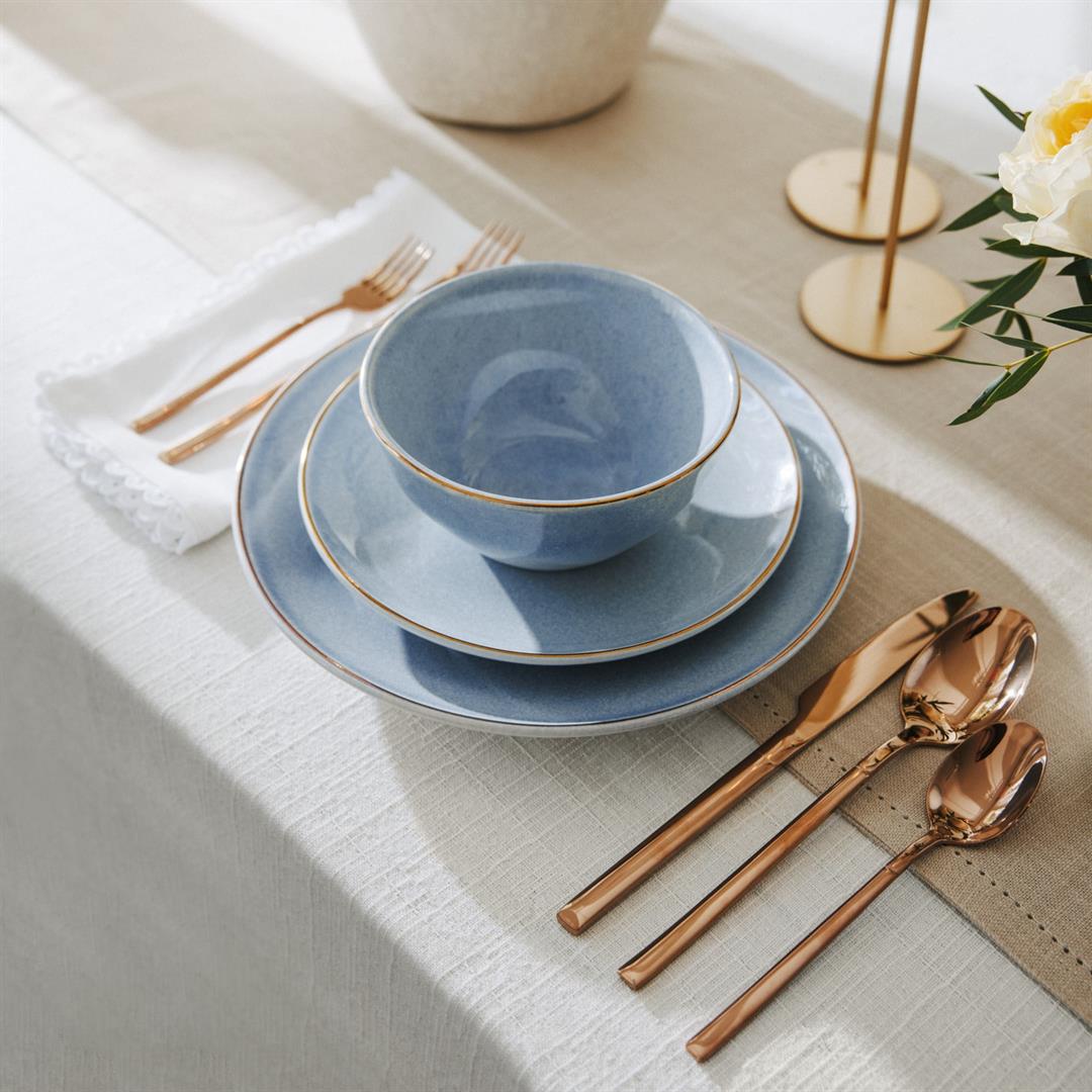 Thyme & Table Arden 20-Piece Bronze Stainless Steel Flatware Set, Service for 4 - Image 5