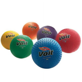 Voit 10" Playground Balls, Rainbow Pack of 6