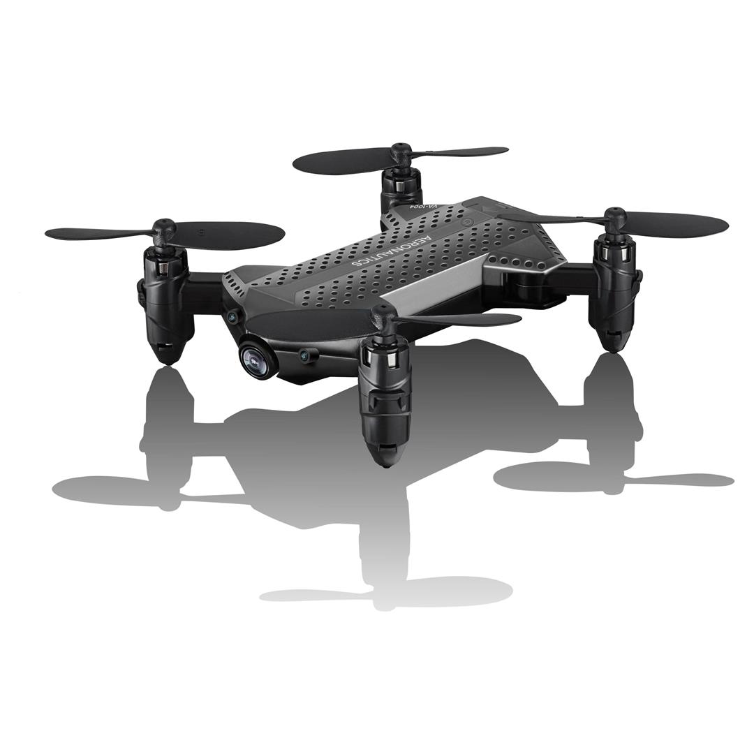 Voyage Aeronautics HD Streaming Drone with Wide-Angle Lens, 7 Inches, Black