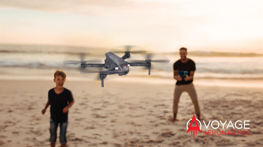 Voyage Aeronautics VA-2500 Premium HD Video Drone with Optical Flow Technology - Black, 14-Inch Wide - Image 3