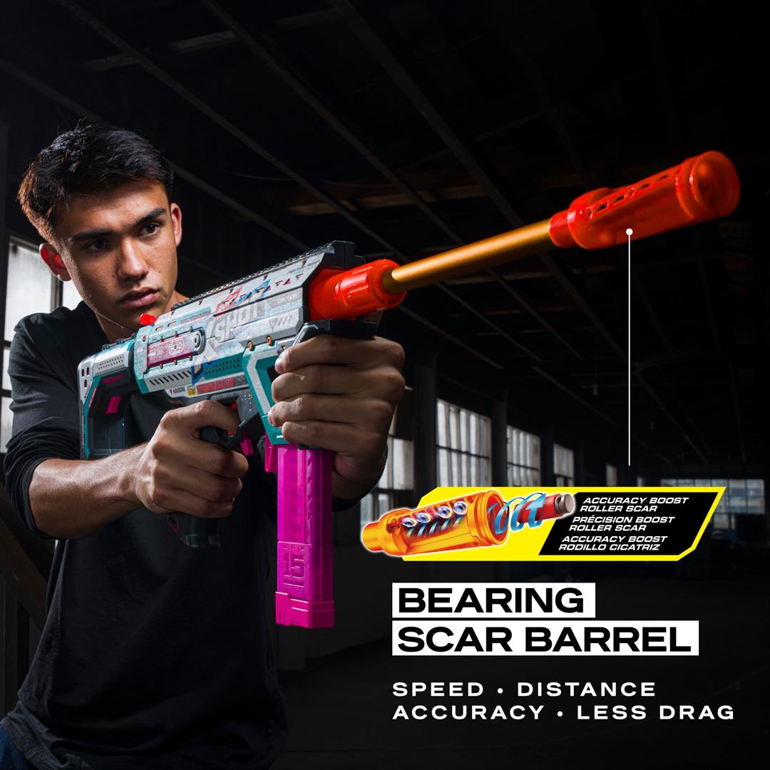 XSHOT Pro Motorized Piston Pump AEB (40 Darts) Motorized Outdoor Foam Blaster by ZURU for Ages 14+ - Image 3