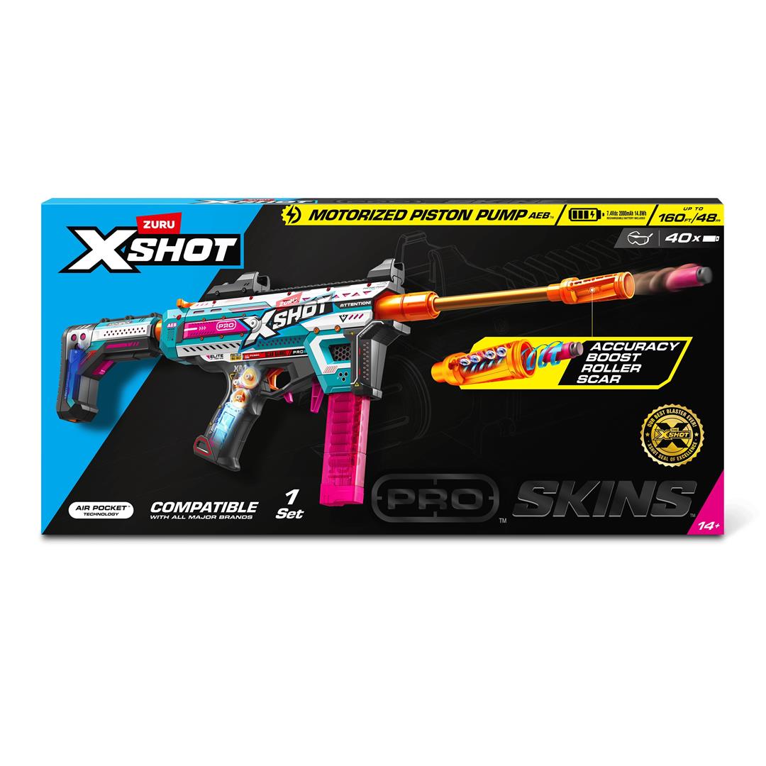XSHOT Pro Motorized Piston Pump AEB (40 Darts) Motorized Outdoor Foam Blaster by ZURU for Ages 14+ - Image 5