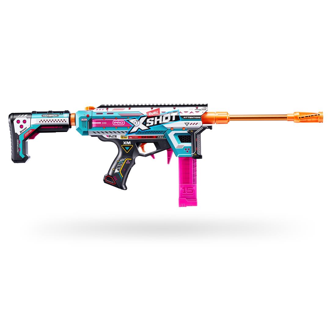 XSHOT Pro Motorized Piston Pump AEB (40 Darts) Motorized Outdoor Foam Blaster by ZURU for Ages 14+ - Image 6