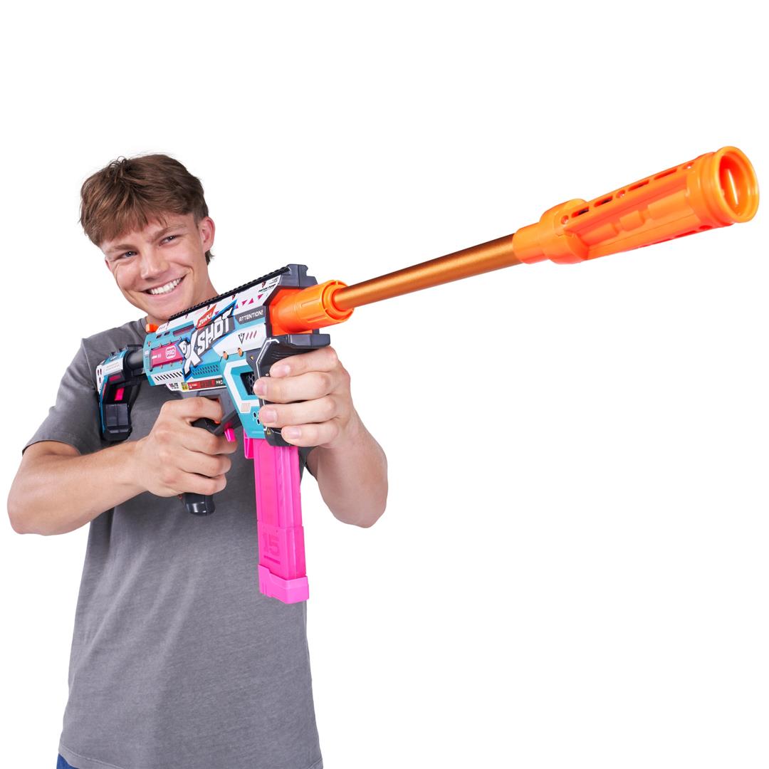 XSHOT Pro Motorized Piston Pump AEB (40 Darts) Motorized Outdoor Foam Blaster by ZURU for Ages 14+ - Image 7