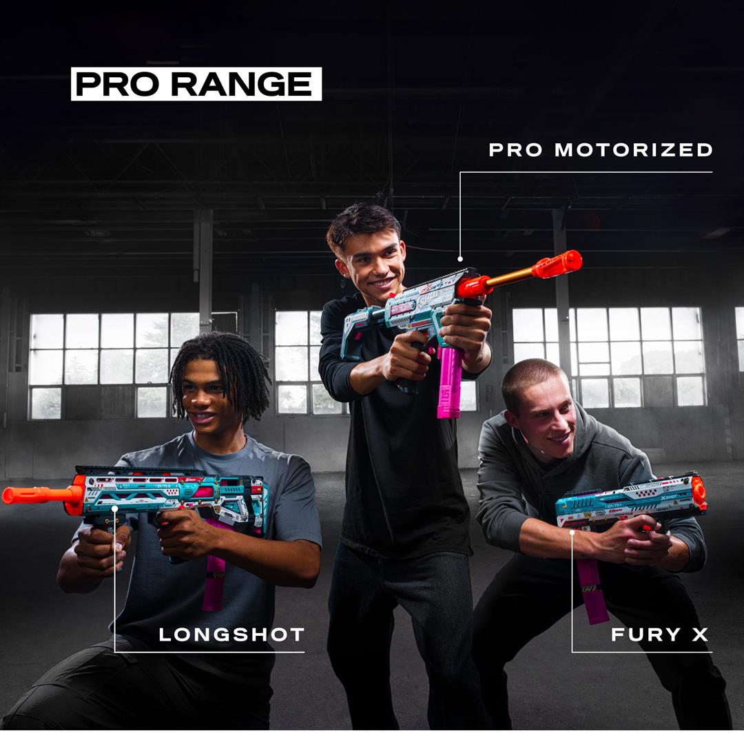 XSHOT Pro Motorized Piston Pump AEB (40 Darts) Motorized Outdoor Foam Blaster by ZURU for Ages 14+ - Image 9